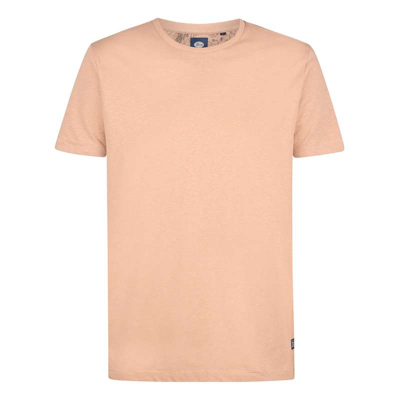 Heren T-shirt M-1050-TSR666 Petrol BRUIN MELE