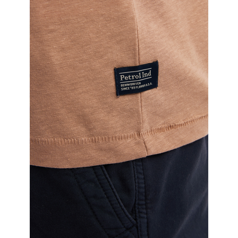 Heren T-shirt M-1050-TSR666 Petrol BRUIN MELE