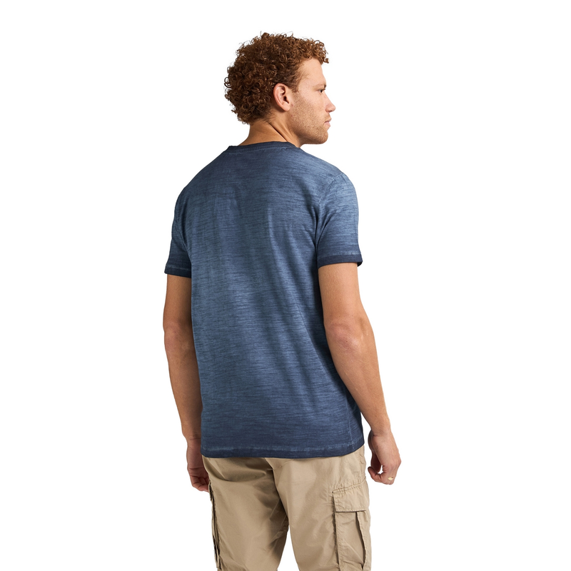 Heren T-shirt M-1050-TSV662 Petrol NAVY