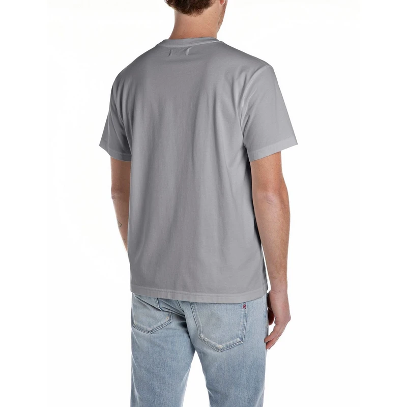 Heren T-shirt M3048.2660.214 Replay LICHT GRIJS