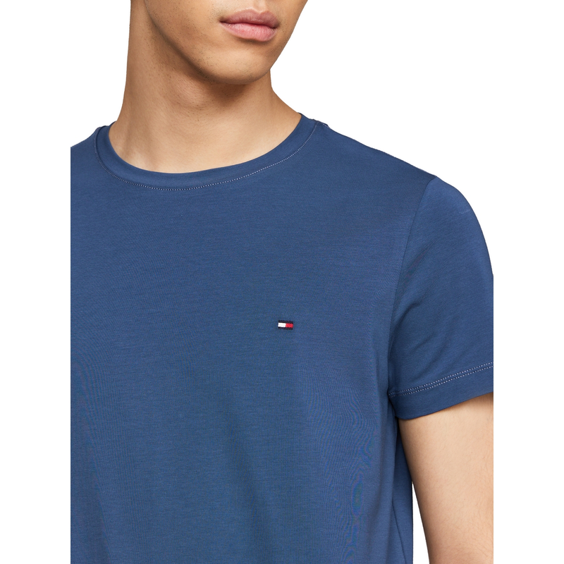 Heren T-shirt MW0MW10800 DBZ Tommy Hilfiger KOBALT