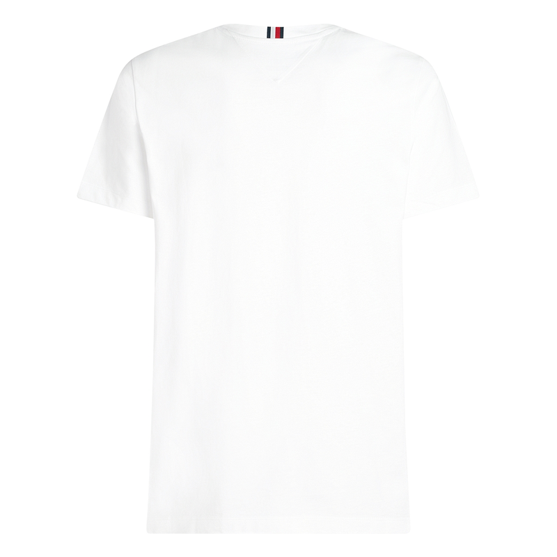Heren T-shirt MW0MW33691.YBR Tommy Hilfiger Wit