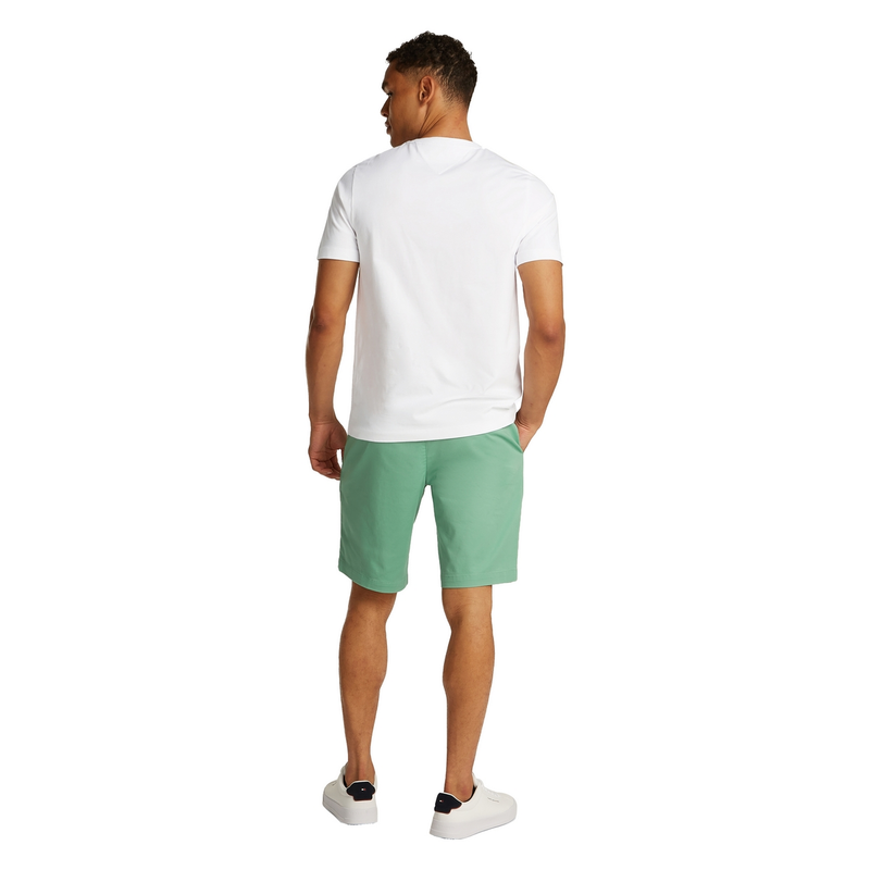 Heren T-shirt MW0MW33691.YBR Tommy Hilfiger Wit