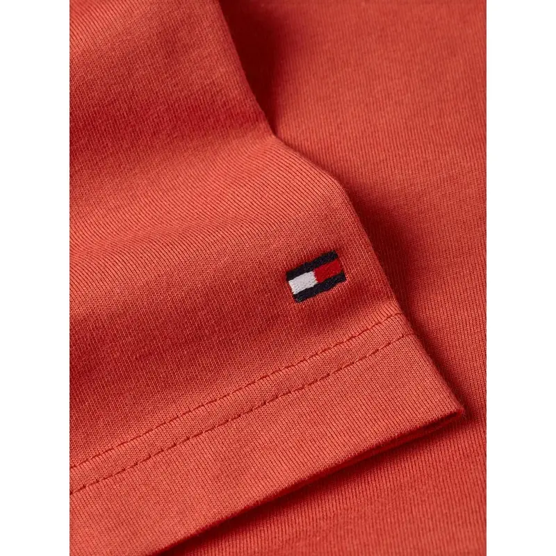 Heren T-shirt MW0MW35462 XM0 Tommy Hilfiger ROOD