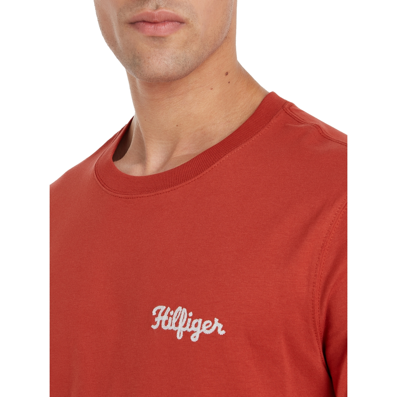 Heren T-shirt MW0MW35462 XM0 Tommy Hilfiger ROOD