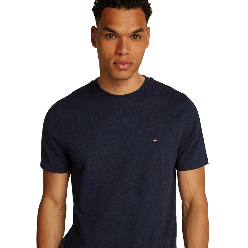 Heren T-Shirt MW0MW37268DV6 Tommy Hilfiger BLEU