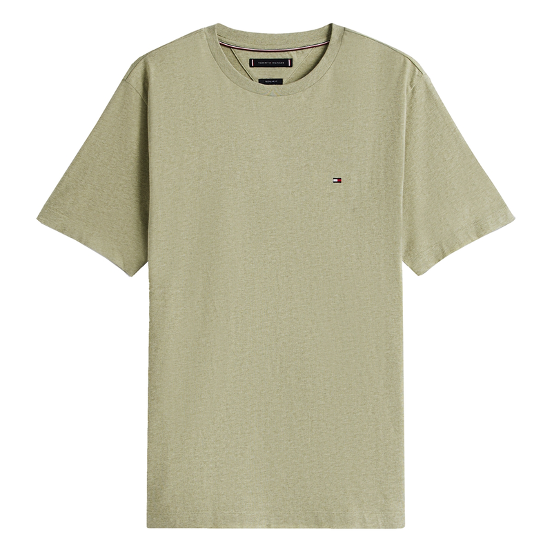 Heren T-shirt MW0MW37268MTA Tommy Hilfiger GROEN