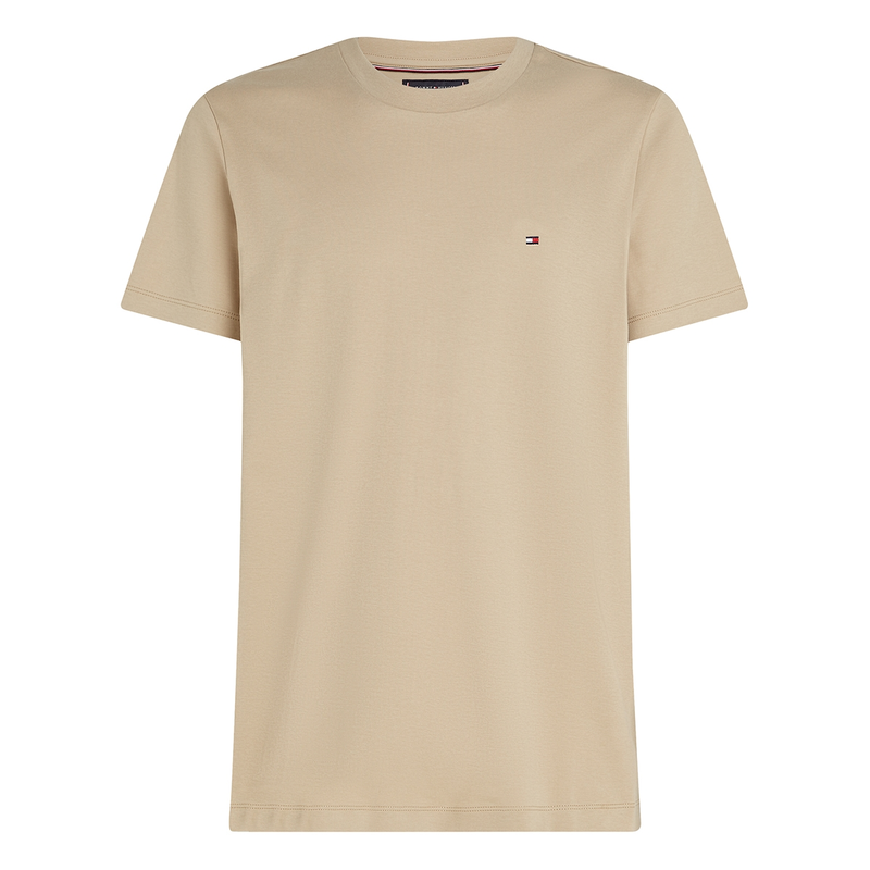 Heren T-shirt MW0MW37508.RBT Tommy Hilfiger BEIGE