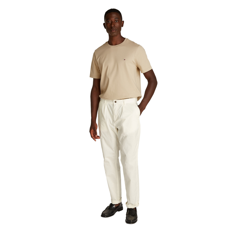 Heren T-shirt MW0MW37508.RBT Tommy Hilfiger BEIGE
