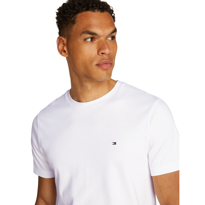 Heren T-shirt MW0MW37508.YBR Tommy Hilfiger Wit