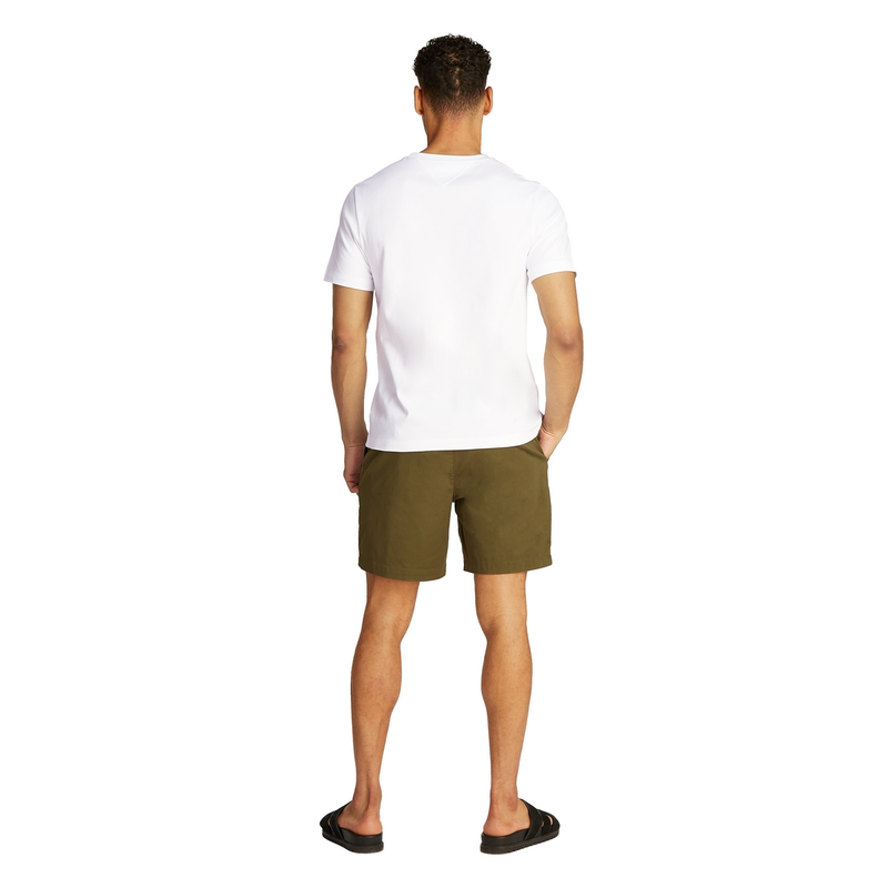 Heren T-shirt MW0MW37508.YBR Tommy Hilfiger Wit