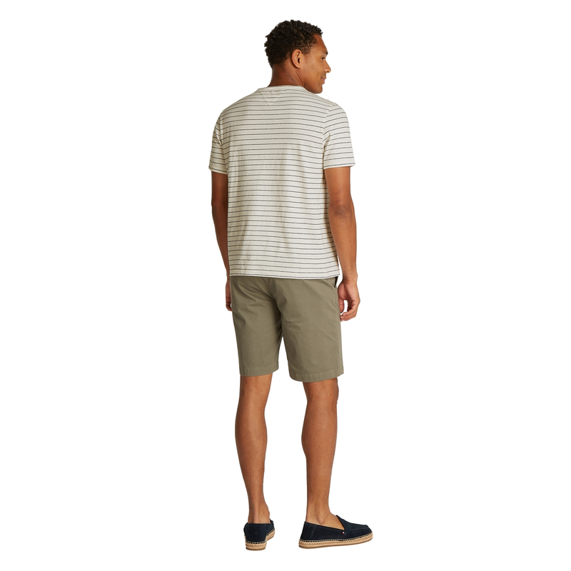 Heren T-shirt MW0MW38638.0FA Tommy Hilfiger Wit