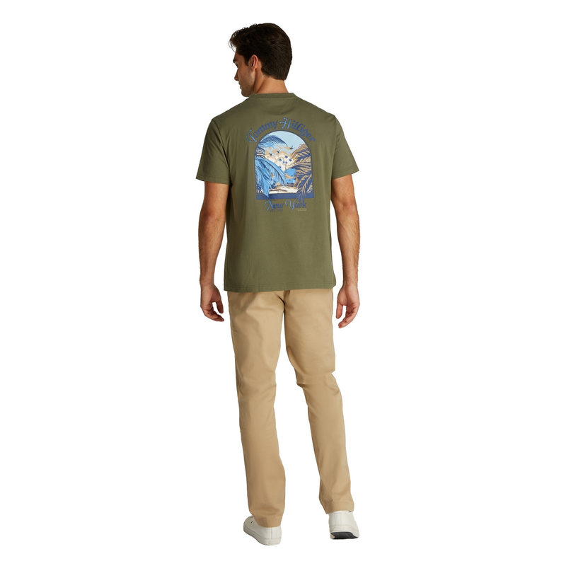 Heren T-shirt MW0MW38643.PLI Tommy Hilfiger OLIJF