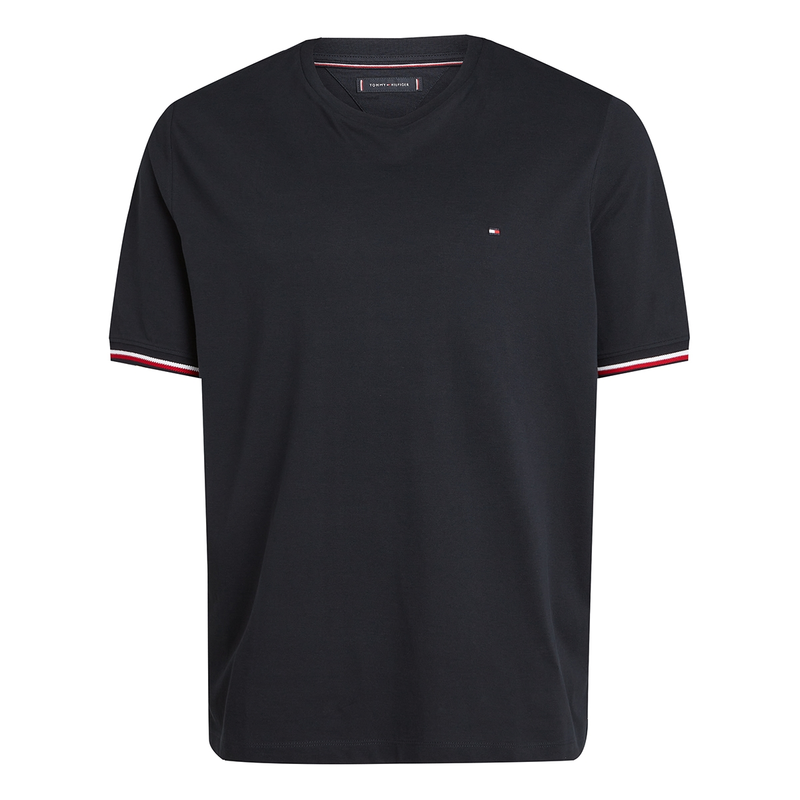 Heren T-shirt mw0mw39920 Tommy Hilfiger Big & Tall NAVY