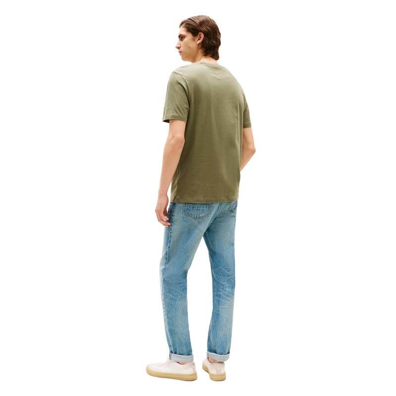 Heren T-shirt MW0MW39995.PLI Tommy Hilfiger ARMY