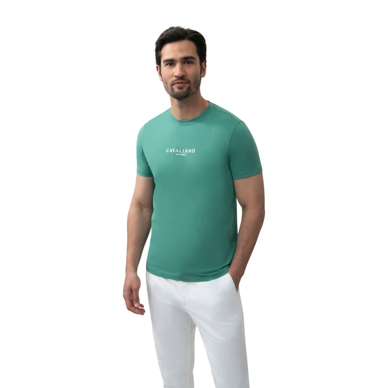 Heren T-shirt Napolitano Cavallaro GROEN