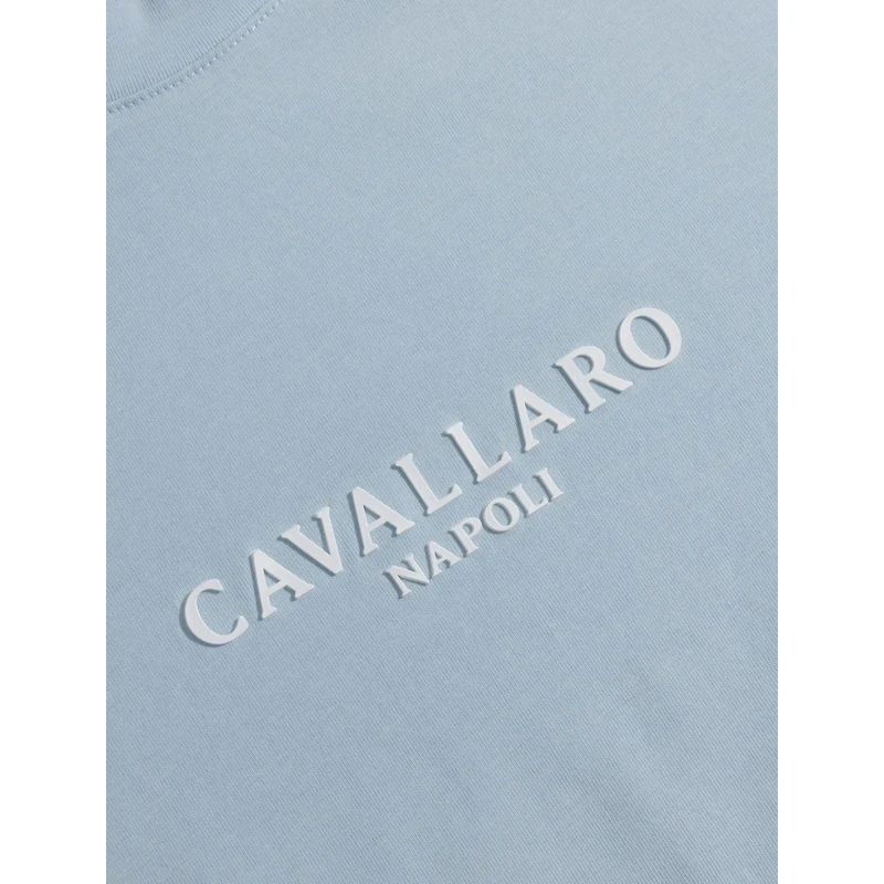 Heren T-shirt Napolitano Cavallaro BLEU
