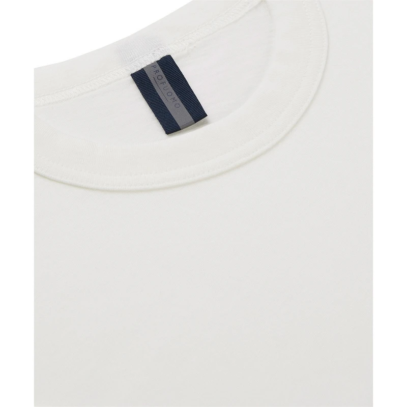 Heren T-shirt PP2T00001D Profuomo ECRU
