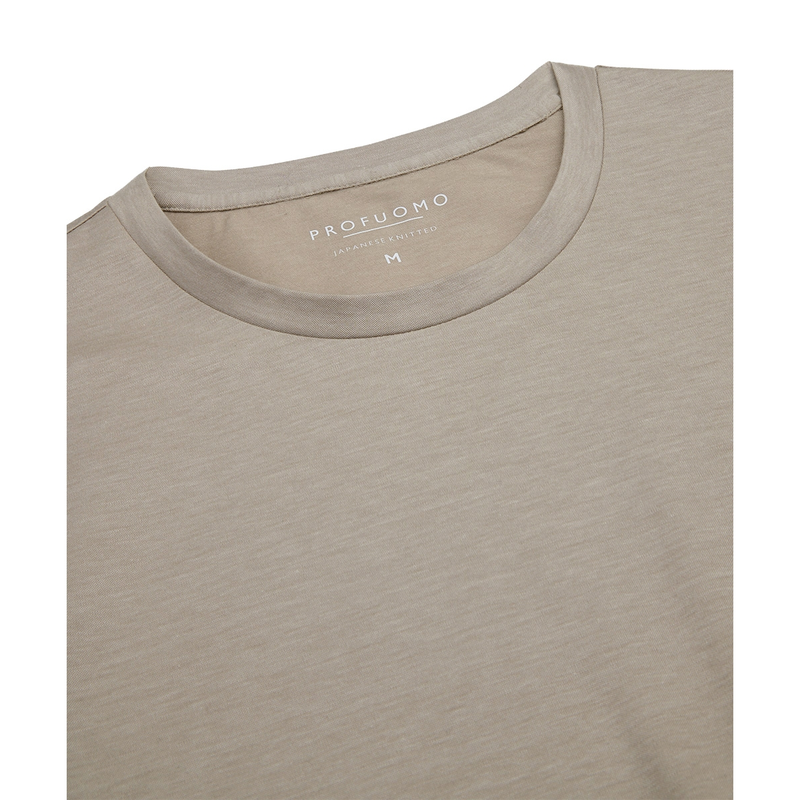 Heren T-shirt PPWT10017E Profuomo BEIGE