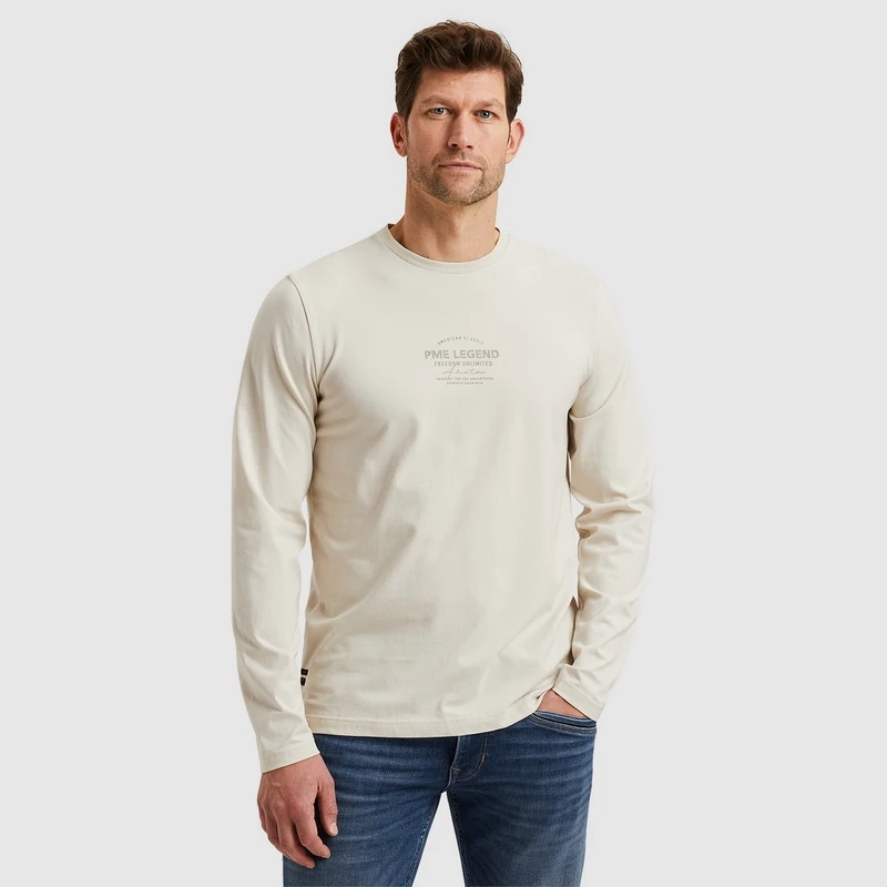 Heren T-shirt PTS2502581 PME Legend OFF-WHITE