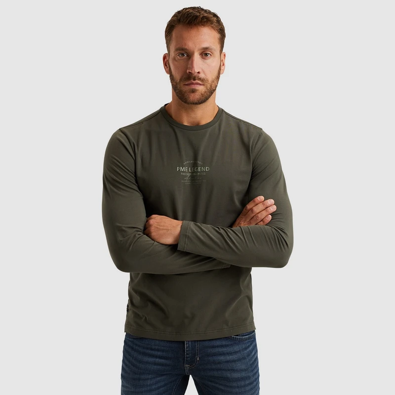 Heren T-shirt PTS2502581 PME Legend OLIJF