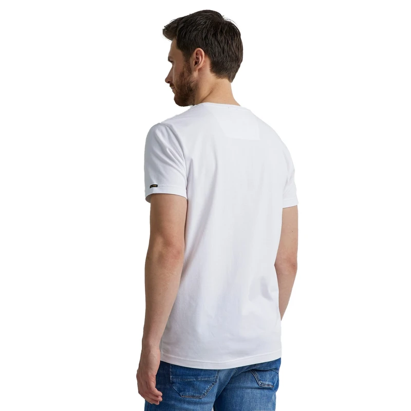 Heren T-shirt PTSS0000555 PME Legend WIT DESSIN