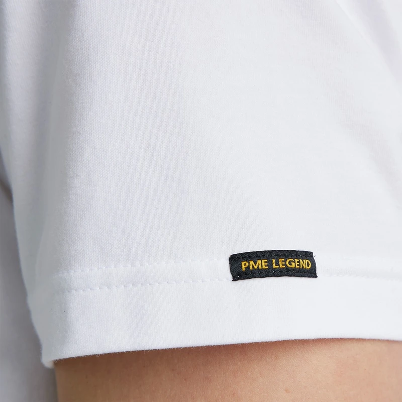 Heren T-shirt PTSS0000555 PME Legend WIT DESSIN