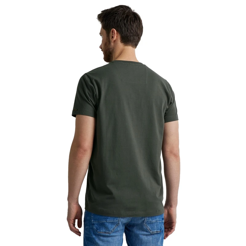 Heren T-shirt PTSS0000555 PME Legend DONKER BRUIN