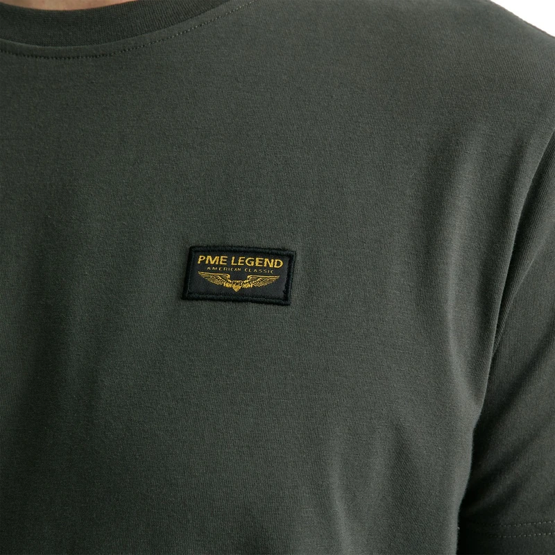 Heren T-shirt PTSS0000555 PME Legend DONKER BRUIN