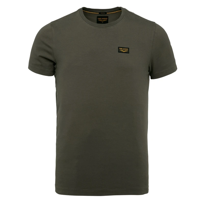 Heren T-shirt PTSS0000555 PME Legend DONKER BRUIN