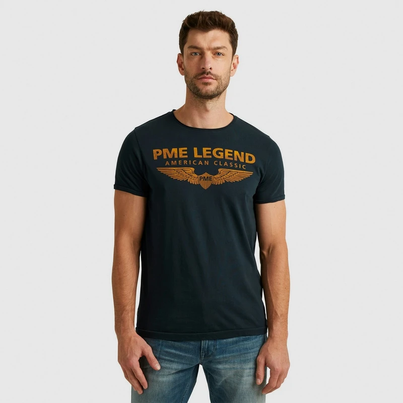 Heren T-shirt PTSS000501 PME Legend NAVY