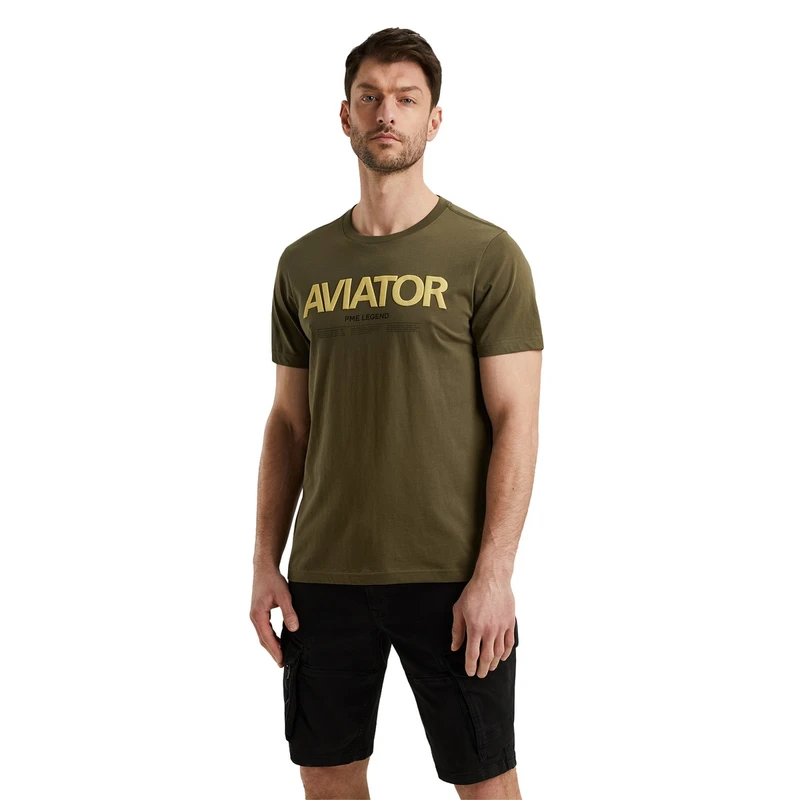 Heren T-shirt PTSS2404574 PME Legend GROEN
