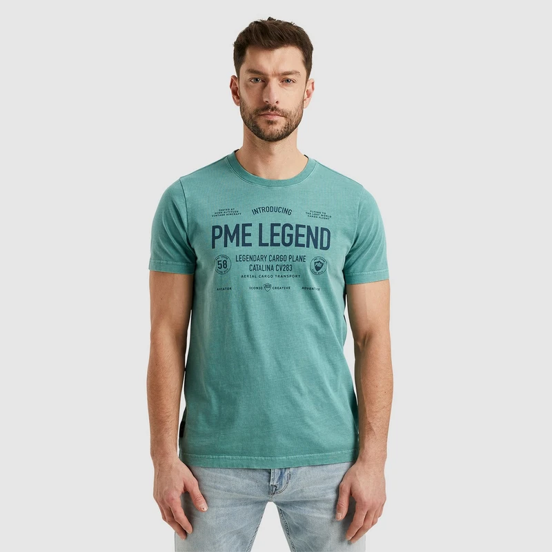 Heren T-shirt PTSS2405562 PME Legend NAVY