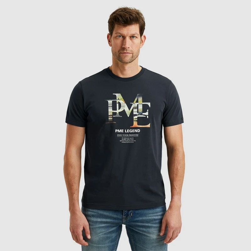 Heren T-shirt PTSS2502551 PME Legend NAVY