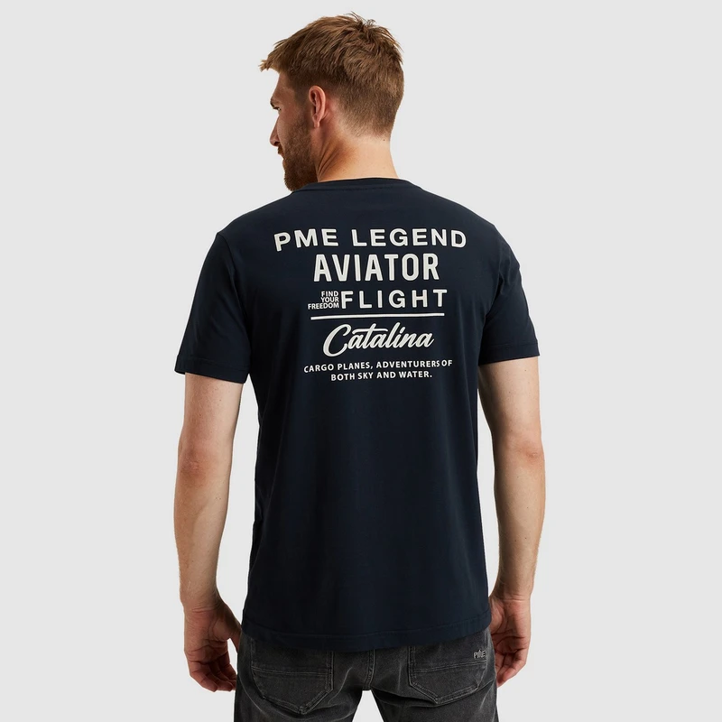 Heren T-shirt PTSS2502552 PME Legend NAVY
