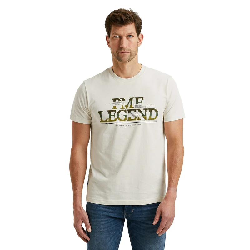 Heren T-shirt PTSS2502553 PME Legend OFF-WHITE