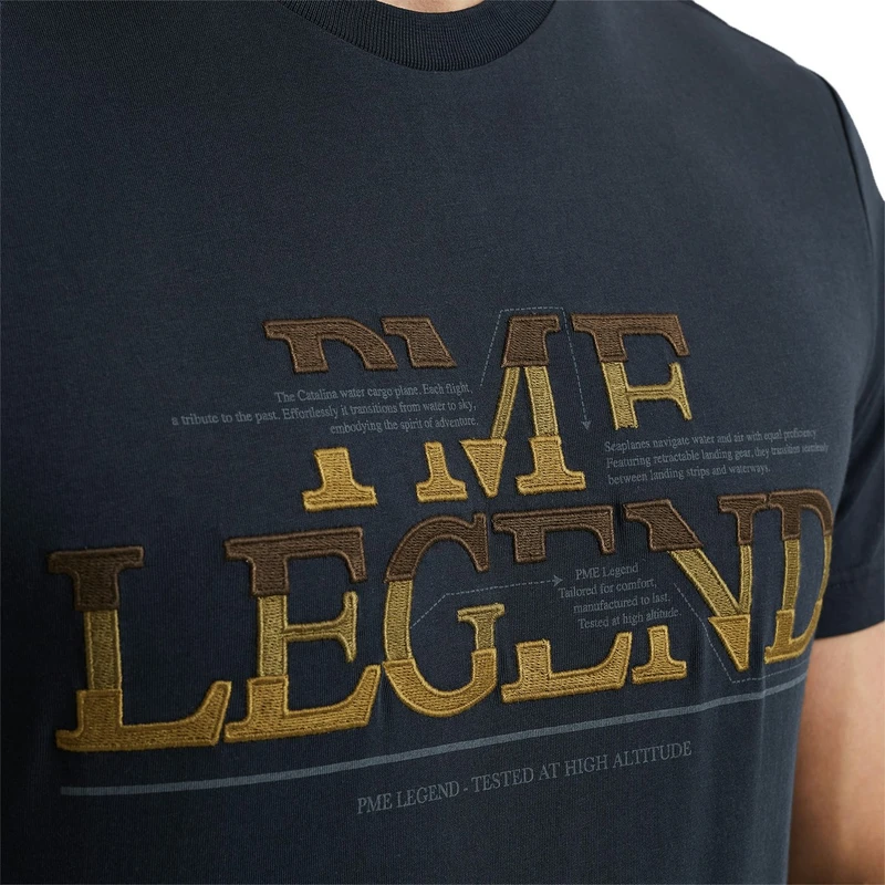 Heren T-shirt PTSS2502553 PME Legend NAVY
