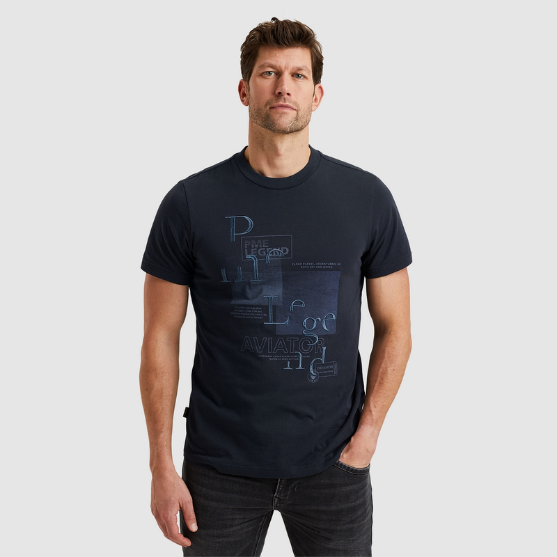 Heren T-shirt PTSS2502554 PME Legend NAVY