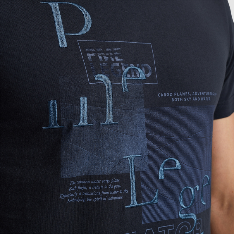Heren T-shirt PTSS2502554 PME Legend NAVY