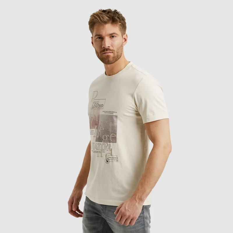 Heren T-shirt PTSS2502554 PME Legend OFF-WHITE