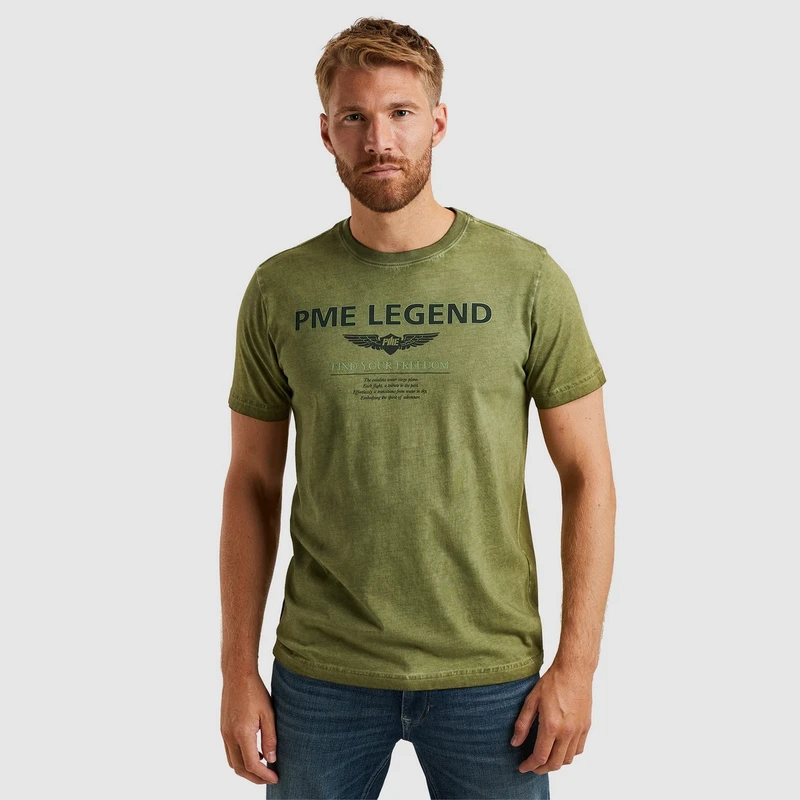Heren T-shirt PTSS2502555 PME Legend GROEN