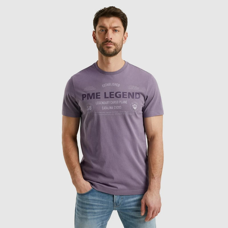 Heren T-shirt PTSS2502560 PME Legend PAARS