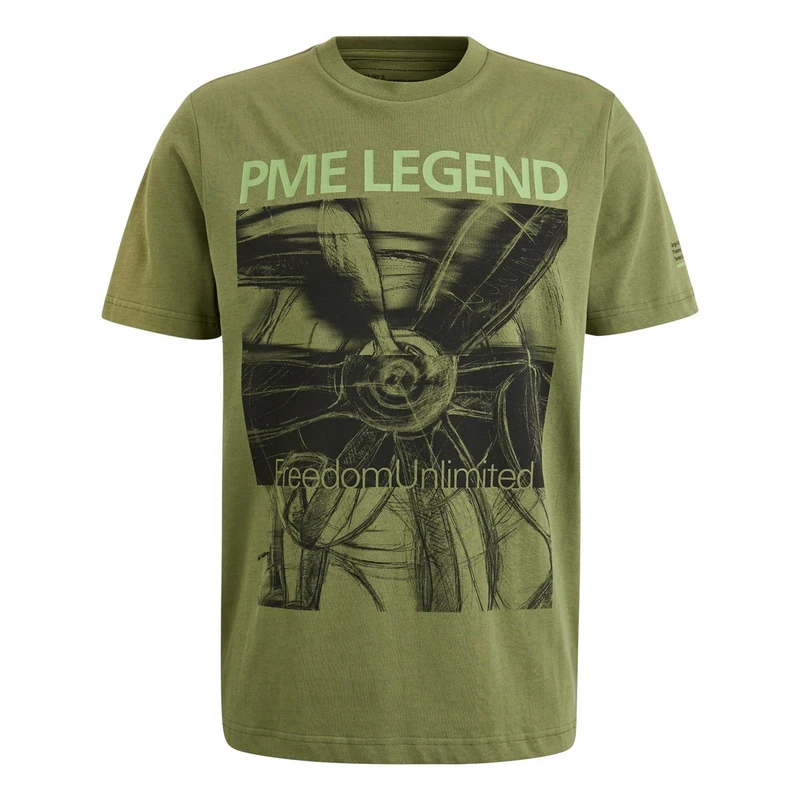 Heren T-shirt PTSS2502577 PME Legend GROEN
