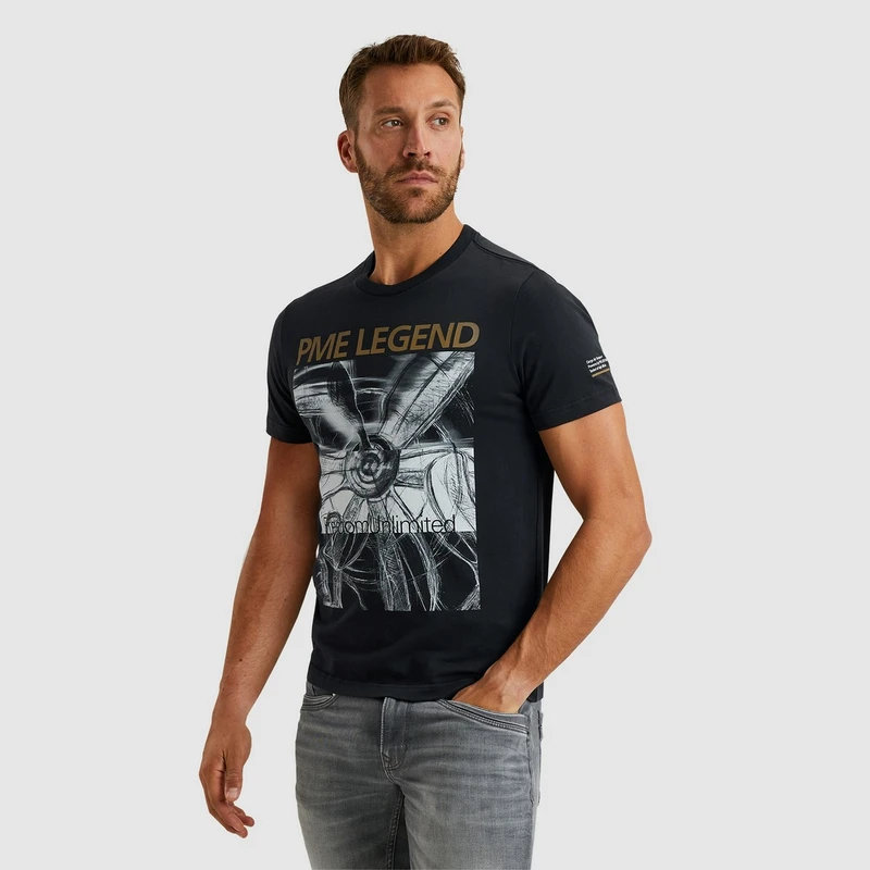 Heren T-shirt PTSS2502577 PME Legend NAVY