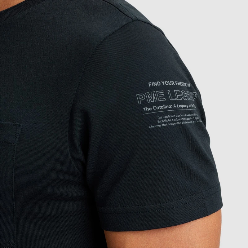 Heren T-shirt PTSS2503565 PME Legend NAVY
