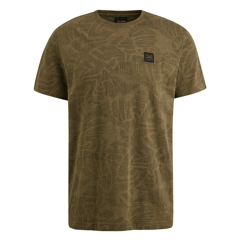 Heren T-shirt PTSS2503567 PME Legend MIDDEN BRUIN