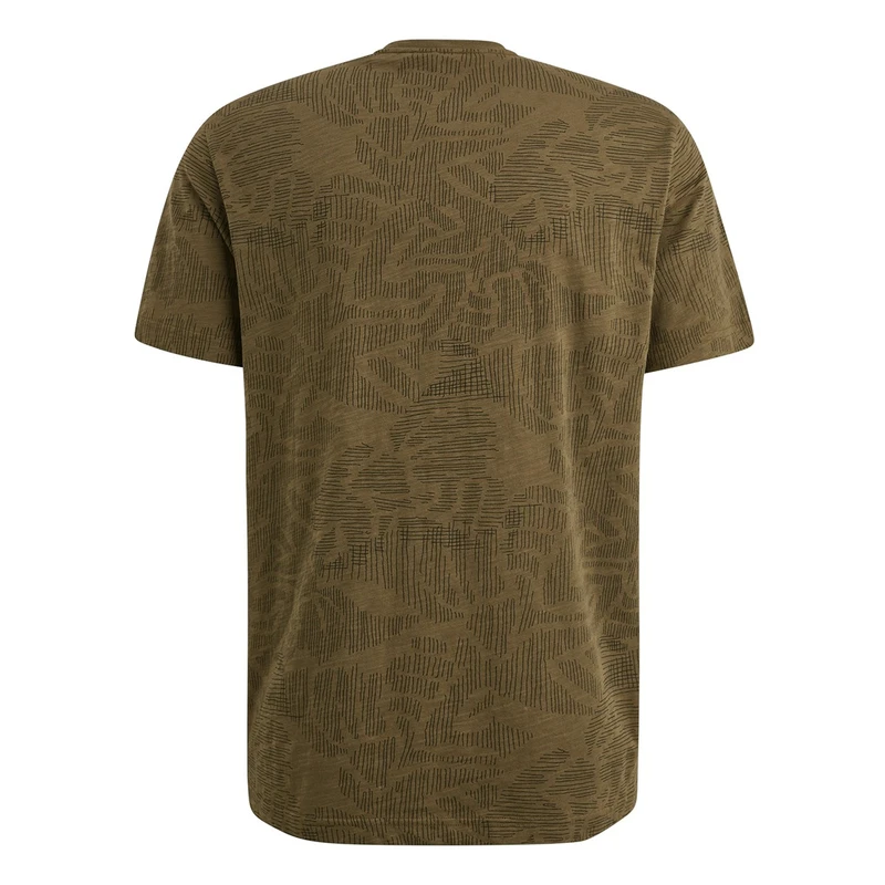 Heren T-shirt PTSS2503567 PME Legend MIDDEN BRUIN