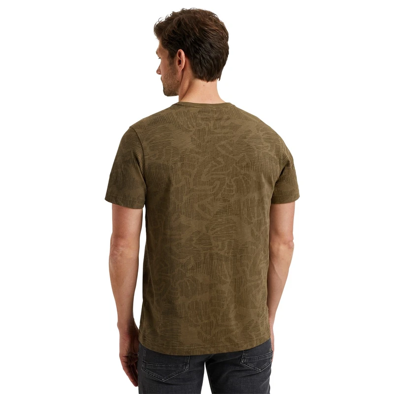 Heren T-shirt PTSS2503567 PME Legend MIDDEN BRUIN