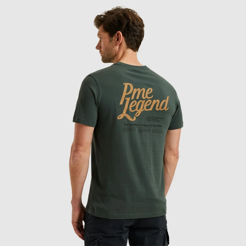 Heren T-shirt PTSS2503569 PME Legend GROEN