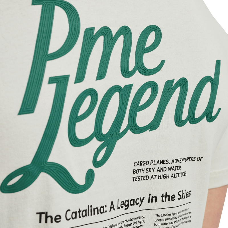 Heren T-shirt PTSS2503569 PME Legend OFF-WHITE